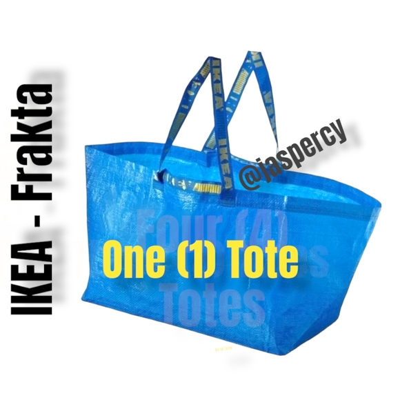 IKEA Bags Add On Only 6 Ikea Frakta One Large Blue Reusable